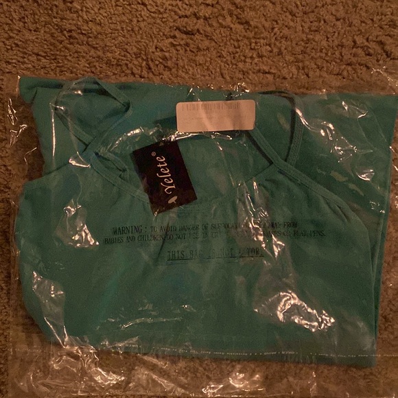 🆕NIP: Women's Lightweight Seamless Slip Dress 👗 - Aqua Teal: OS or Size 0 to 8 - Picture 6 of 6